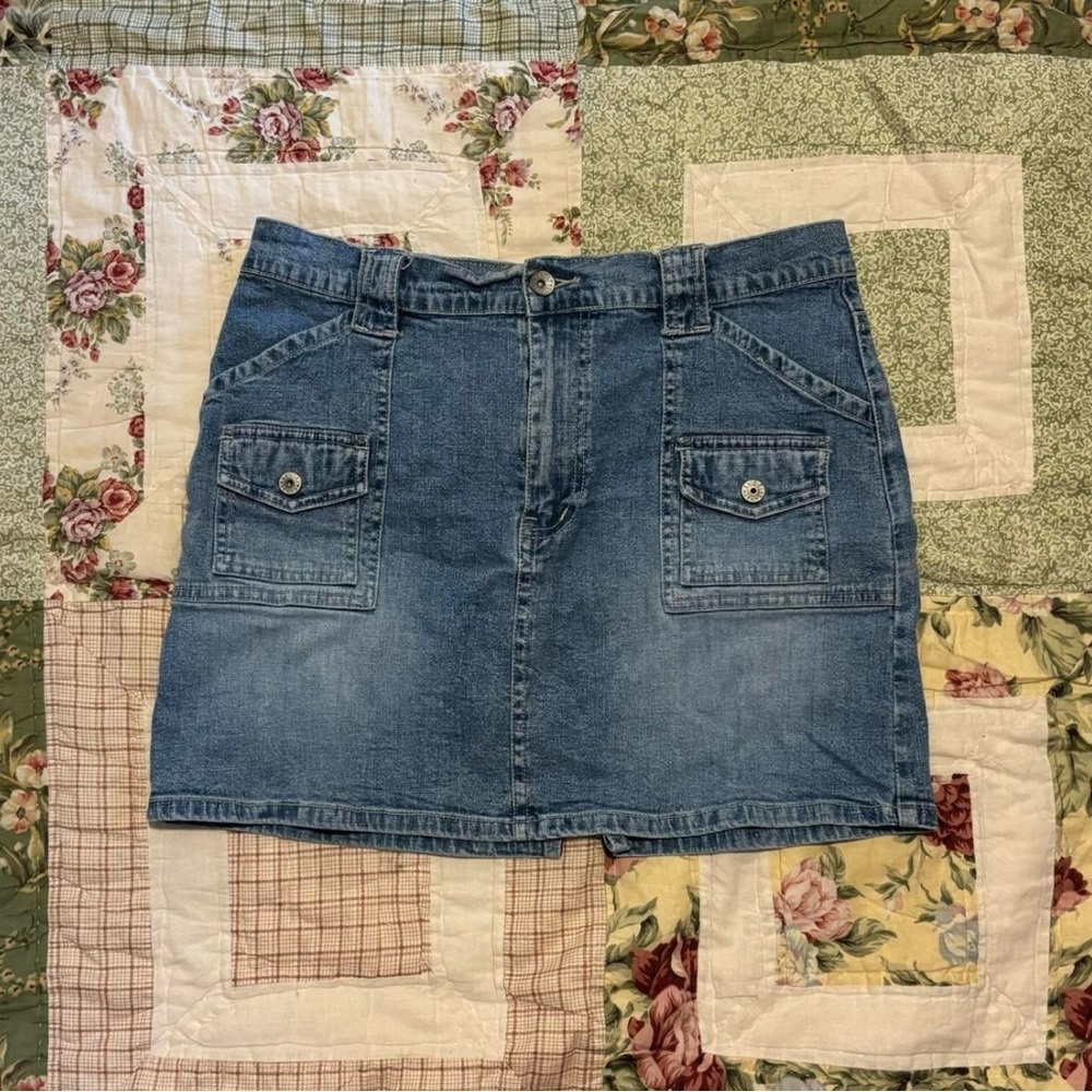 y2k Revolt Jeans Mini Skirt